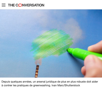 Le greenwashing dans la loi